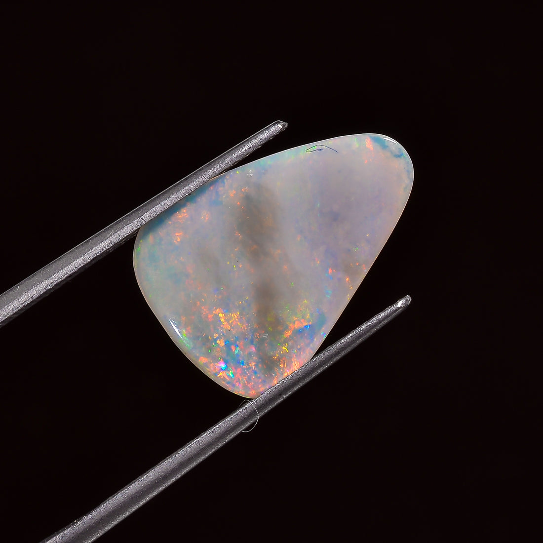 Natural Australian Opal Fancy Shape Cabochon Loose Gemstone For Making Jewelry 16X12X2 mm 2.5 Ct. OP-635