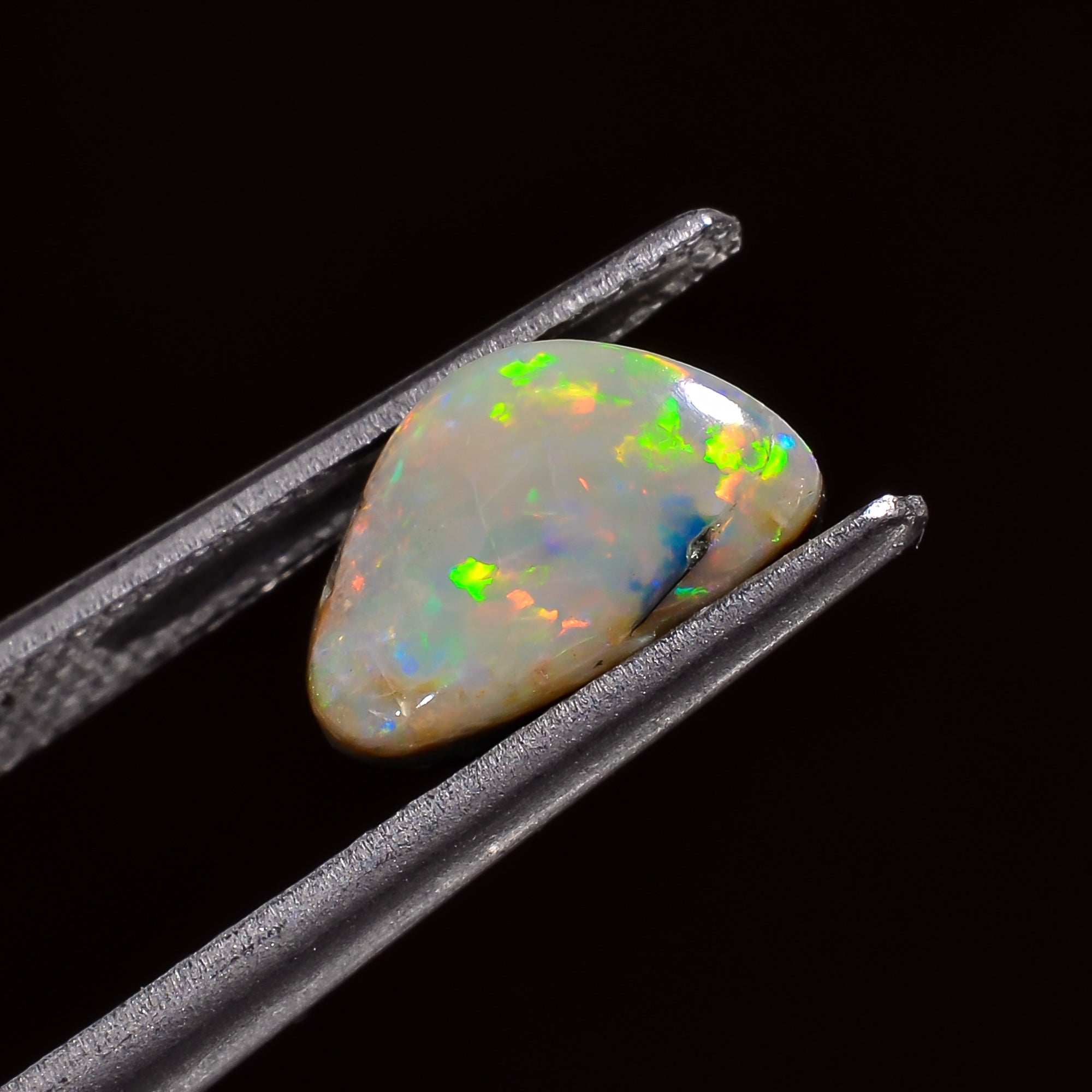 Natural Australian Opal Fancy Shape Cabochon Loose Gemstone For Making Jewelry 9X5X4 mm 1.5 Ct. OP-637
