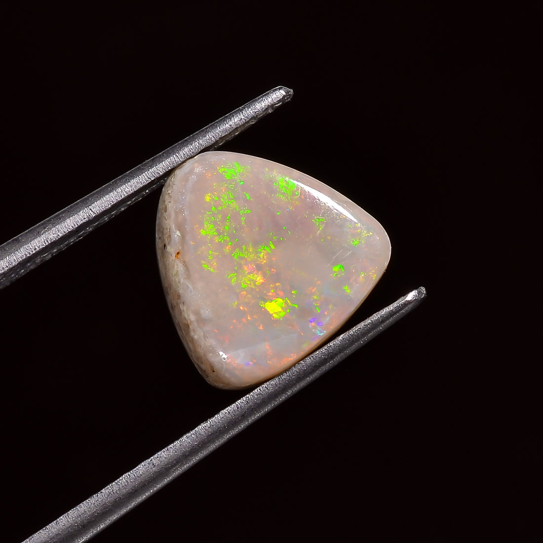 Natural Australian Opal Heart Shape Cabochon Loose Gemstone For Making Jewelry 9X9X4 mm 2 Ct. OP-641