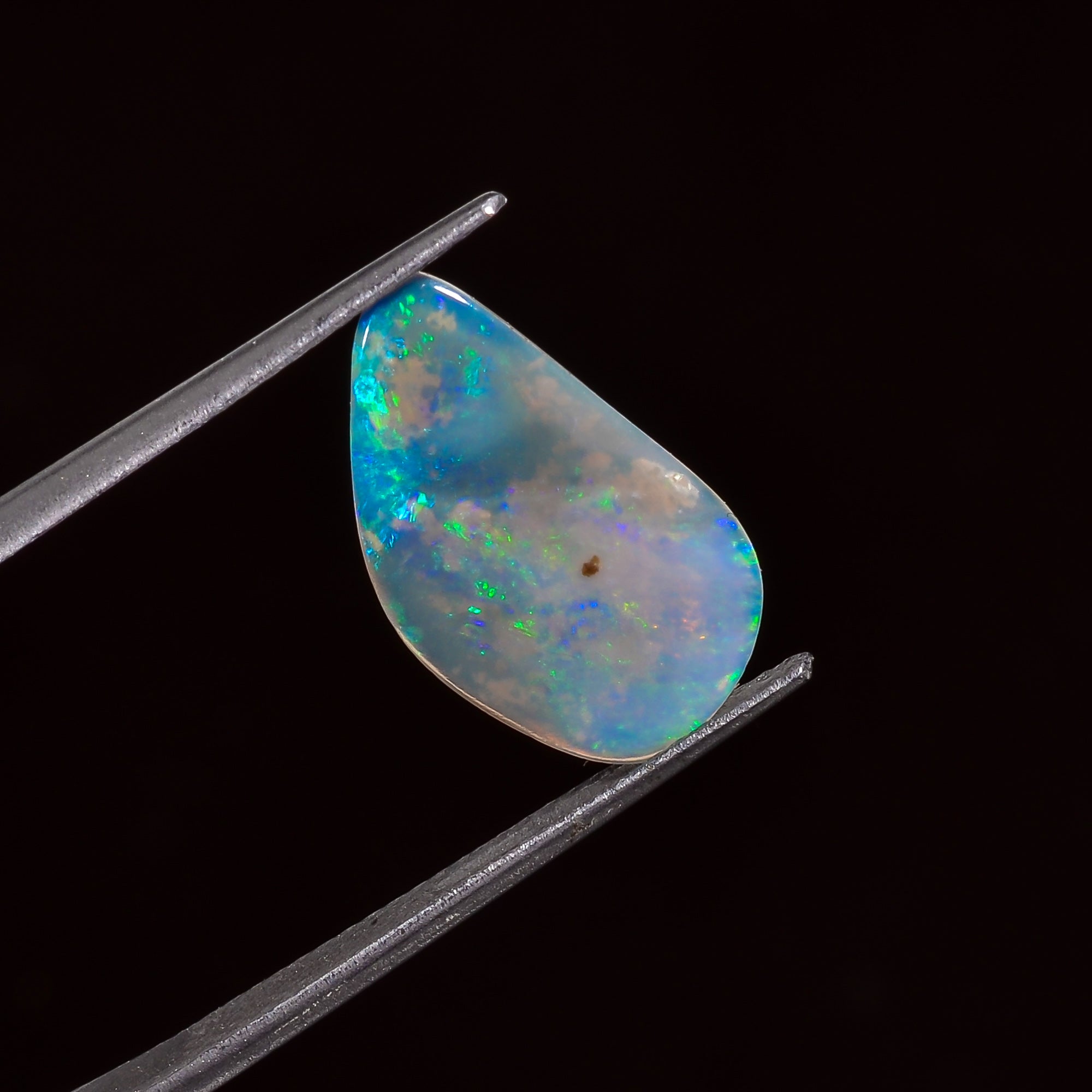 Natural Australian Opal Fancy Shape Cabochon Loose Gemstone For Making Jewelry 13X9X1 mm 2 Ct. OP-642
