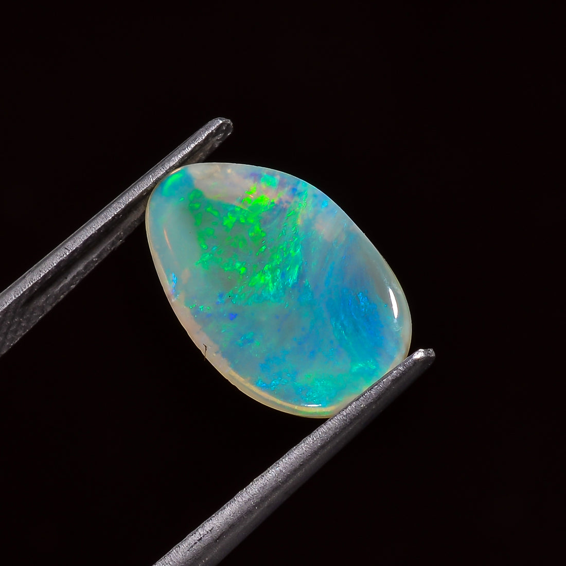 Natural Australian Opal Fancy Shape Cabochon Loose Gemstone For Making Jewelry 14X9X2 mm 2 Ct. OP-646