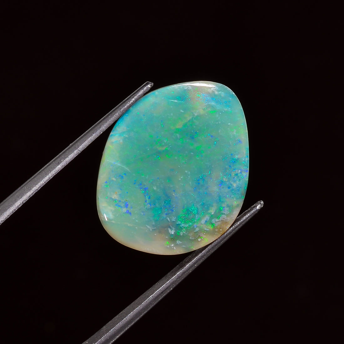 Natural Australian Opal Fancy Shape Cabochon Loose Gemstone For Making Jewelry 17X14X3 mm 5 Ct. OP-650