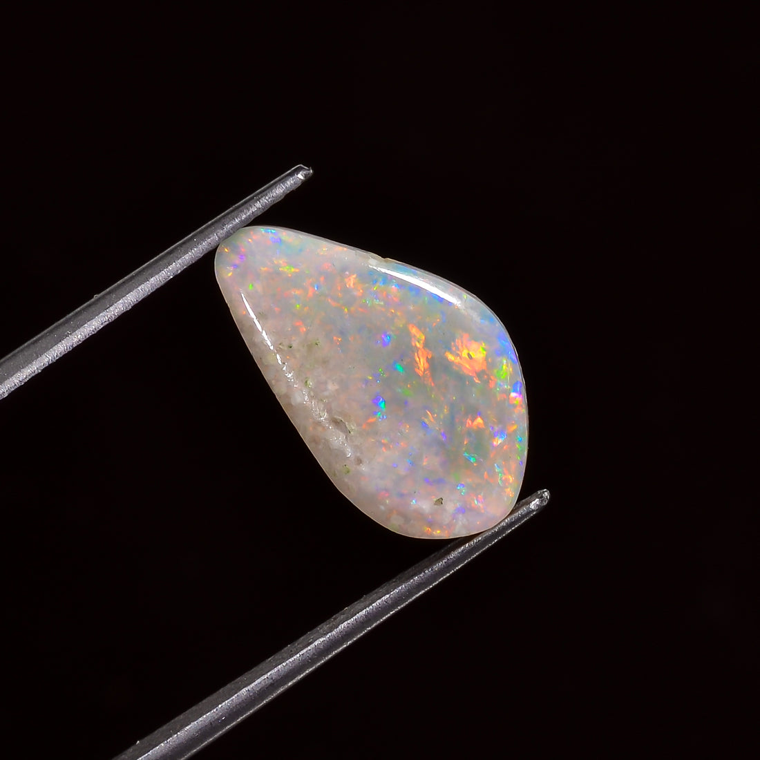 Natural Australian Opal Fancy Shape Cabochon Loose Gemstone For Making Jewelry 15X9X3 mm 3 Ct. OP-655