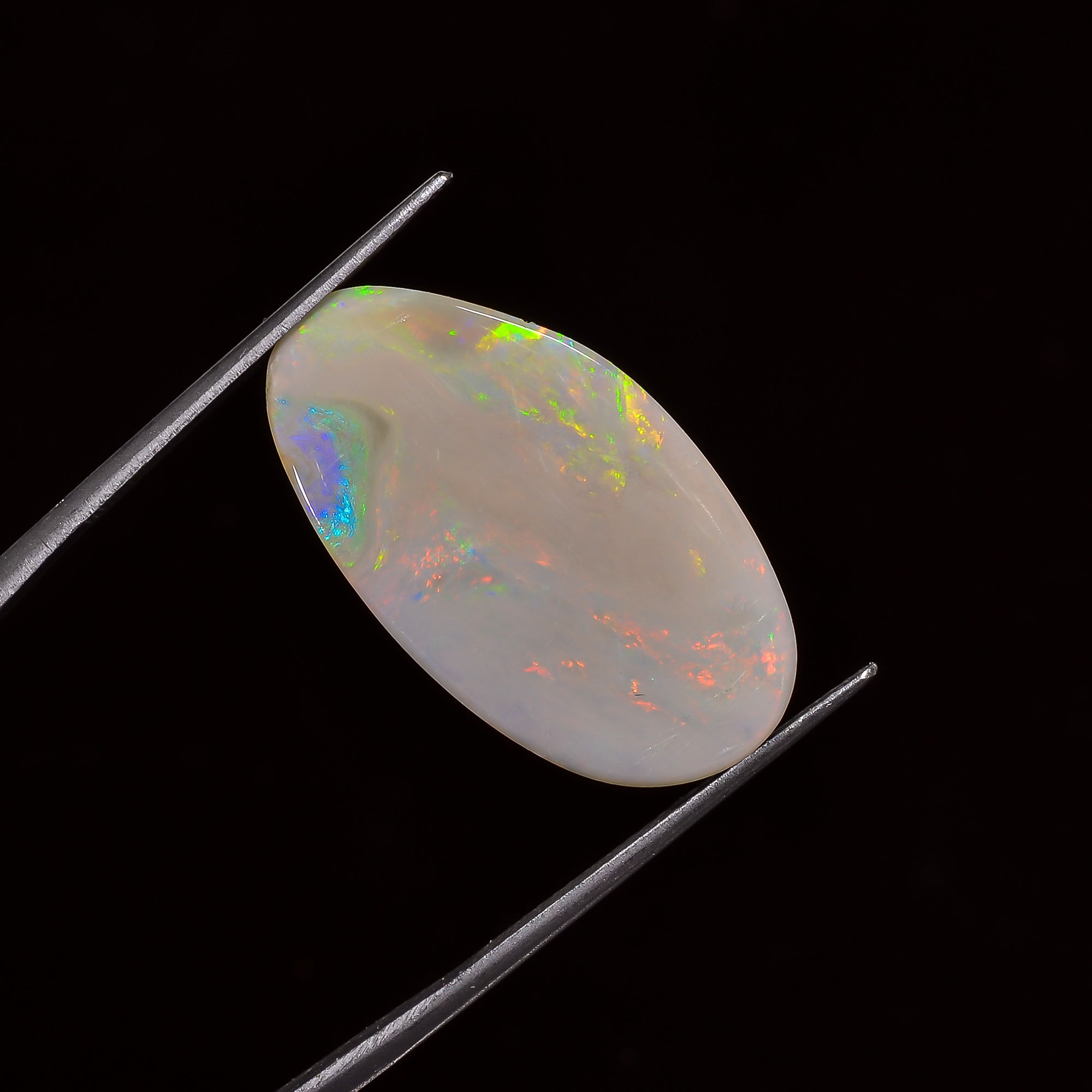Natural Australian Opal Fancy Shape Cabochon Loose Gemstone For Making Jewelry 16X14X2 mm 7 Ct. OP-657