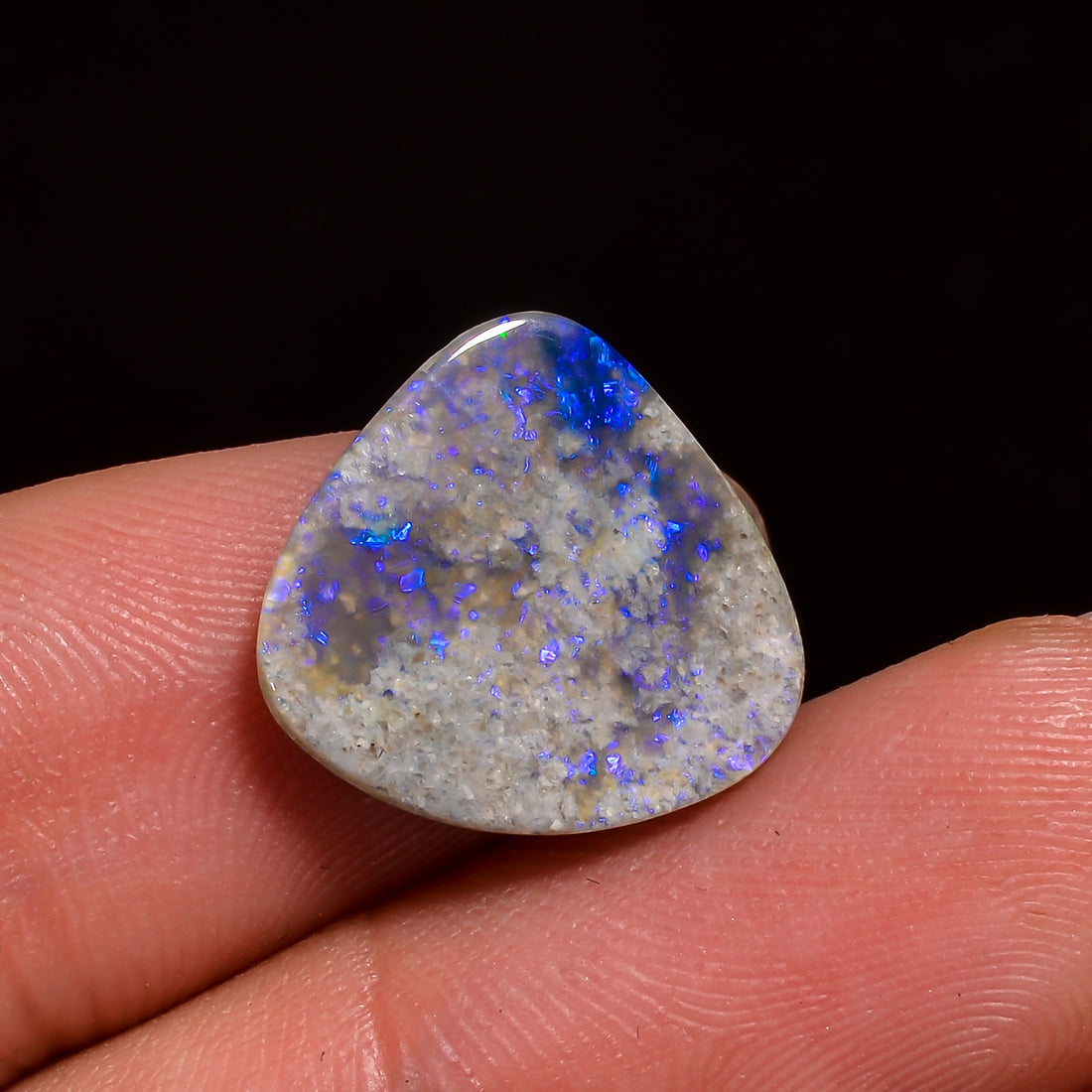 Natural Australian Opal Fancy Shape Cabochon Loose Gemstone For Making Jewelry 10X9X4 mm 2.5 Ct. OP-658