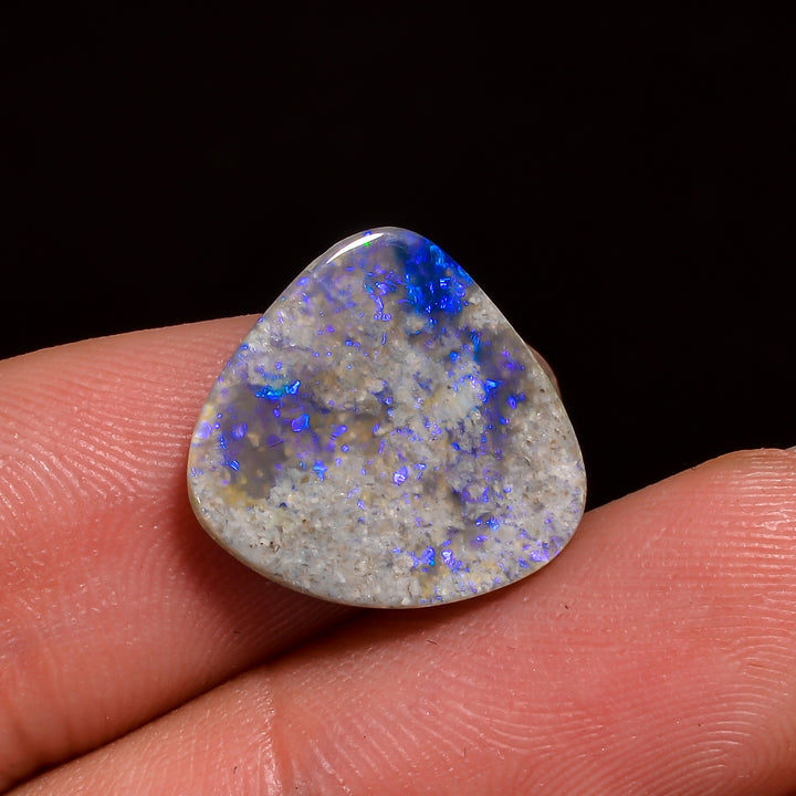 Natural Australian Opal Fancy Shape Cabochon Loose Gemstone For Making Jewelry 10X9X4 mm 2.5 Ct. OP-658