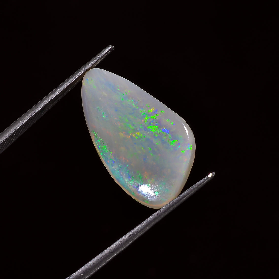 Natural Australian Opal Pear Shape Cabochon Loose Gemstone For Making Jewelry 25X14X5 mm 8 Ct. OP-667