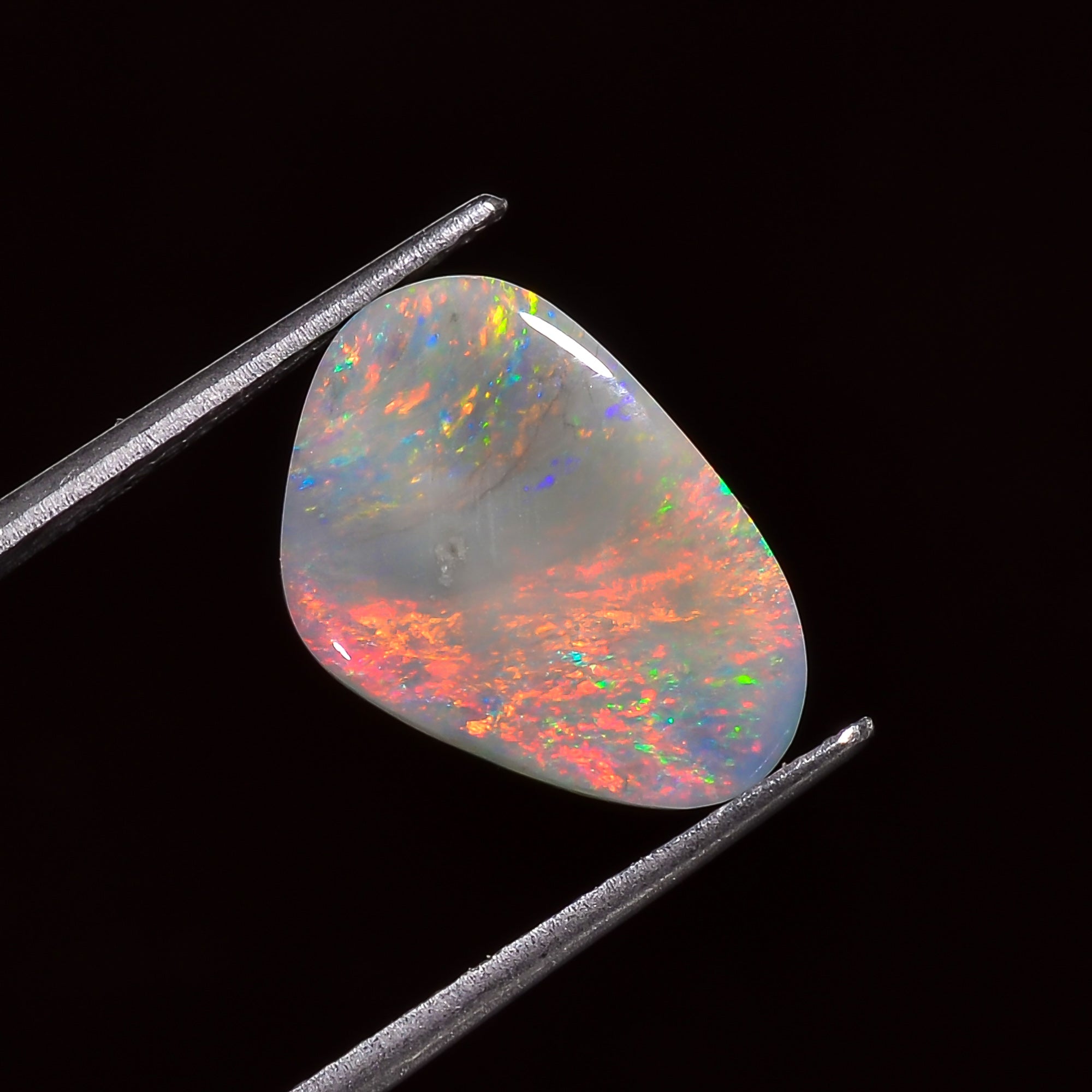 Natural Australian Opal Fancy Shape Cabochon Loose Gemstone For Making Jewelry 9X6X2 mm 1 Ct. OP-669