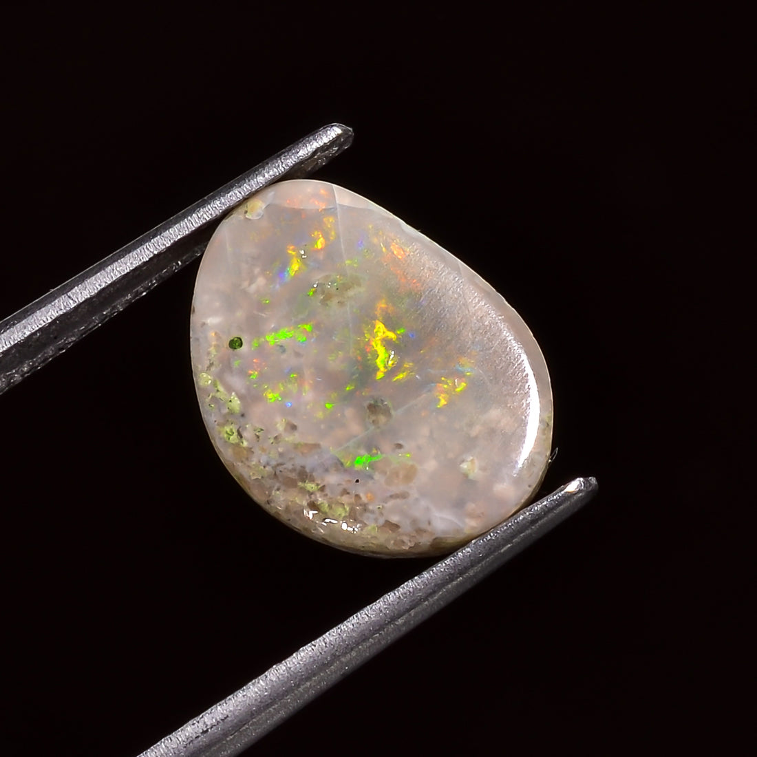 Natural Australian Opal Fancy Shape Cabochon Loose Gemstone For Making Jewelry 19X8X3 mm 3.5 Ct. OP-670
