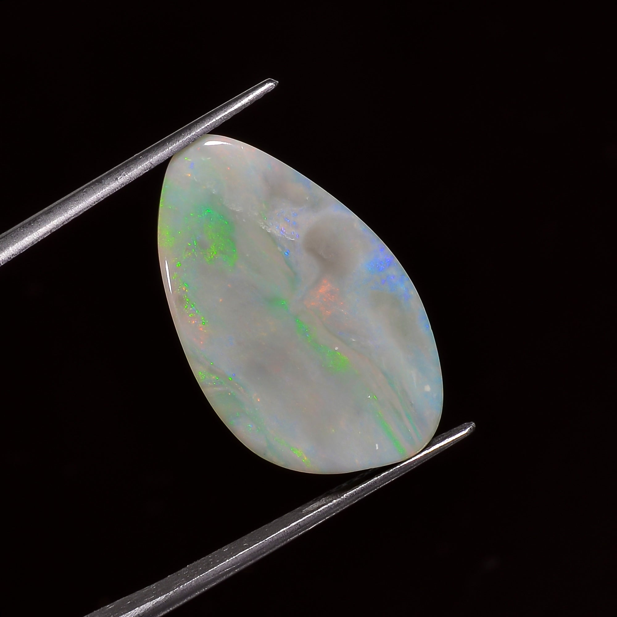 Natural Australian Opal Fancy Shape Cabochon Loose Gemstone For Making Jewelry 14X9X3 mm 3.5 Ct. OP-673