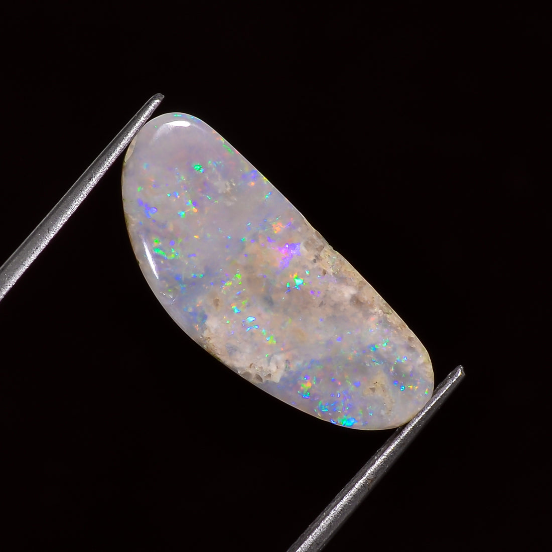 Natural Australian Opal Heart Shape Cabochon Loose Gemstone For Making Jewelry 10X10X2 mm 2 Ct. OP-675