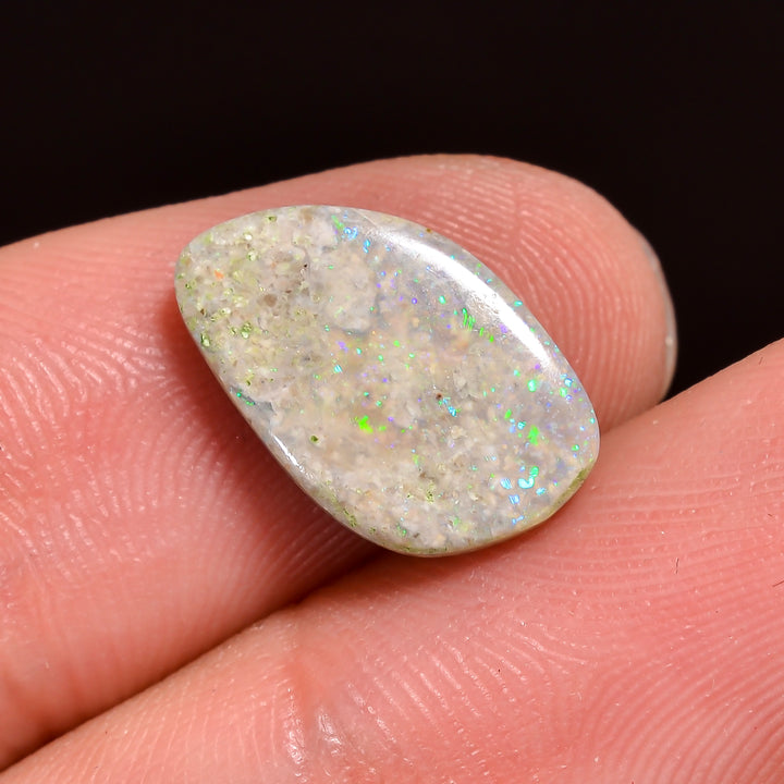 Natural Australian Opal Oval Shape Cabochon Loose Gemstone For Making Jewelry 11X7X2 mm 1.5 Ct. OP-678