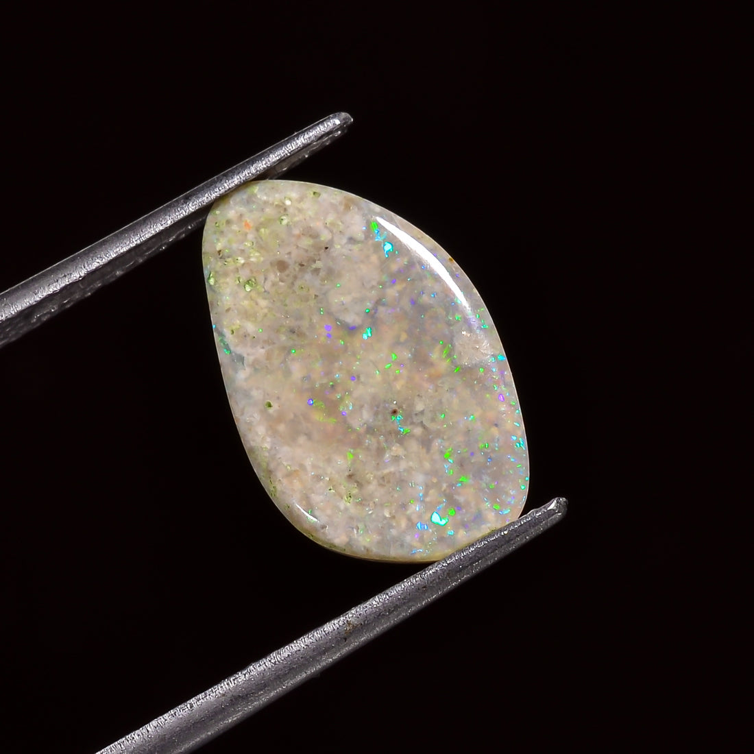 Natural Australian Opal Oval Shape Cabochon Loose Gemstone For Making Jewelry 11X7X2 mm 1.5 Ct. OP-678