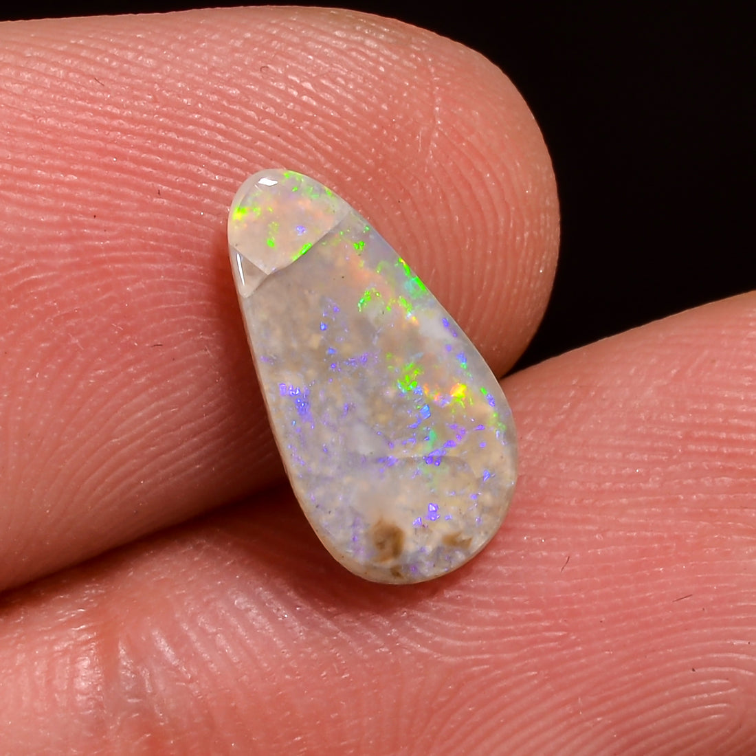 Natural Australian Opal Fancy Shape Cabochon Loose Gemstone For Making Jewelry 16X10X2 mm 4 Ct. OP-681