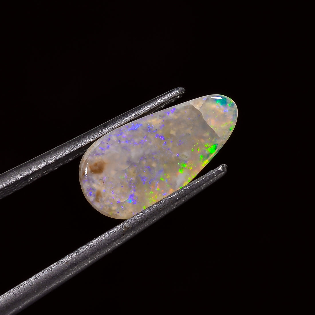 Natural Australian Opal Fancy Shape Cabochon Loose Gemstone For Making Jewelry 16X10X2 mm 4 Ct. OP-681