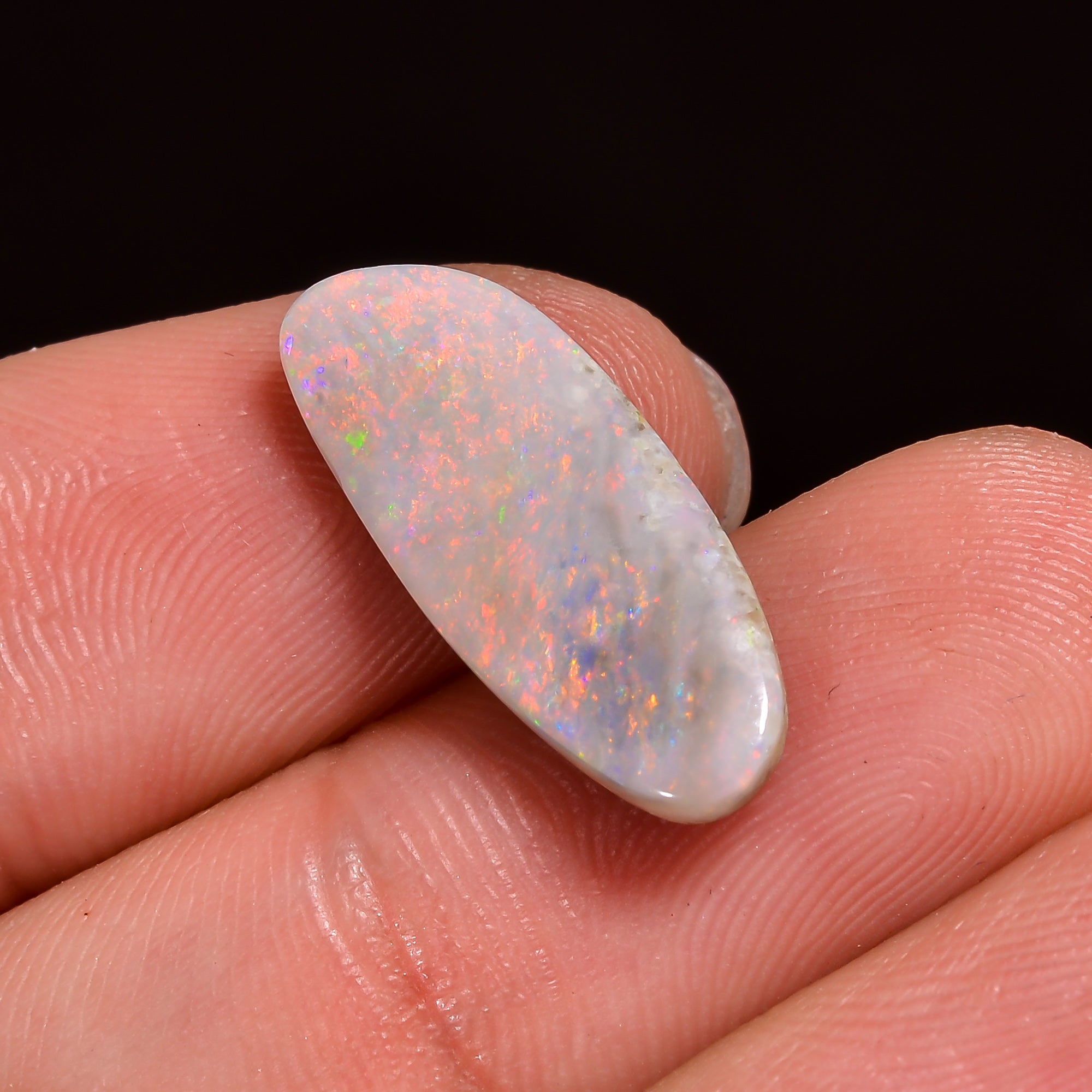 Natural Australian Opal Fancy Shape Cabochon Loose Gemstone For Making Jewelry 12X9X3 mm 2 Ct. OP-683