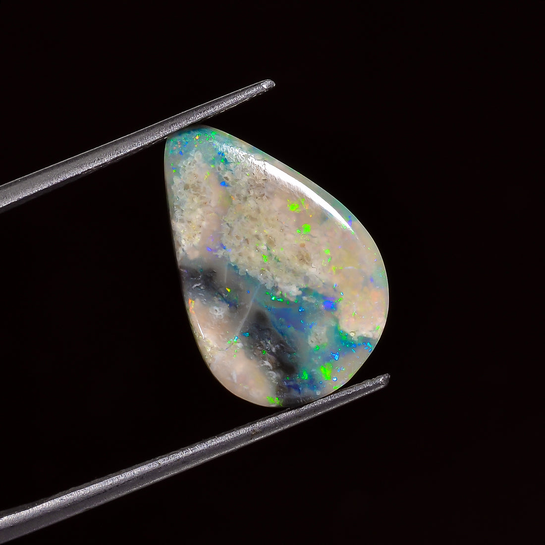 Natural Australian Opal Fancy Shape Cabochon Loose Gemstone For Making Jewelry 17X11X3 mm 3.5 Ct. OP-684
