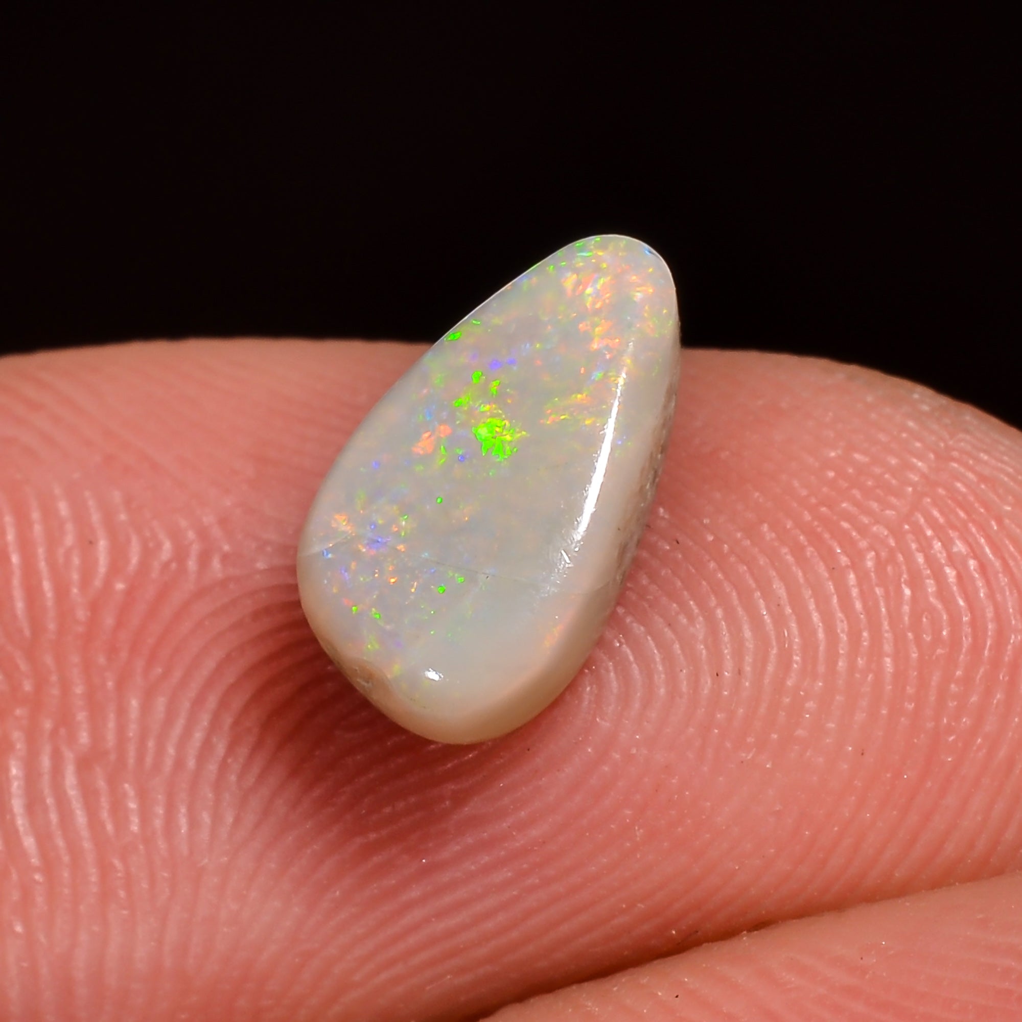 Natural Australian Opal Fancy Shape Cabochon Loose Gemstone For Making Jewelry 9X5X3 mm 1 Ct. OP-687