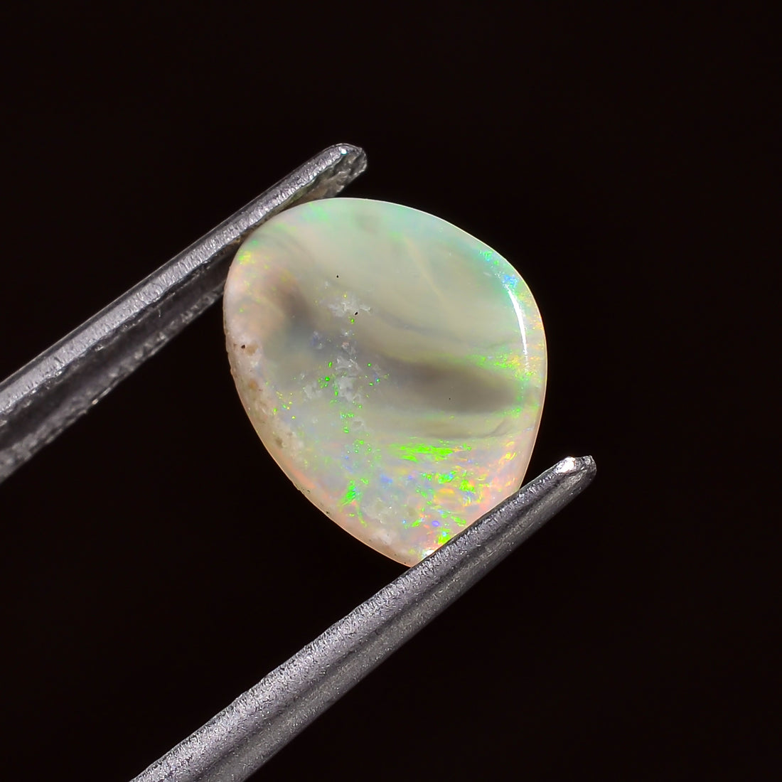 Natural Australian Opal Fancy Shape Cabochon Loose Gemstone For Making Jewelry 10X8X2 mm 1 Ct. OP-688