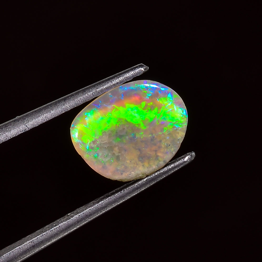 Natural Australian Opal Fancy Shape Cabochon Loose Gemstone For Making Jewelry 8X6X2 mm 0.5 Ct. OP-696