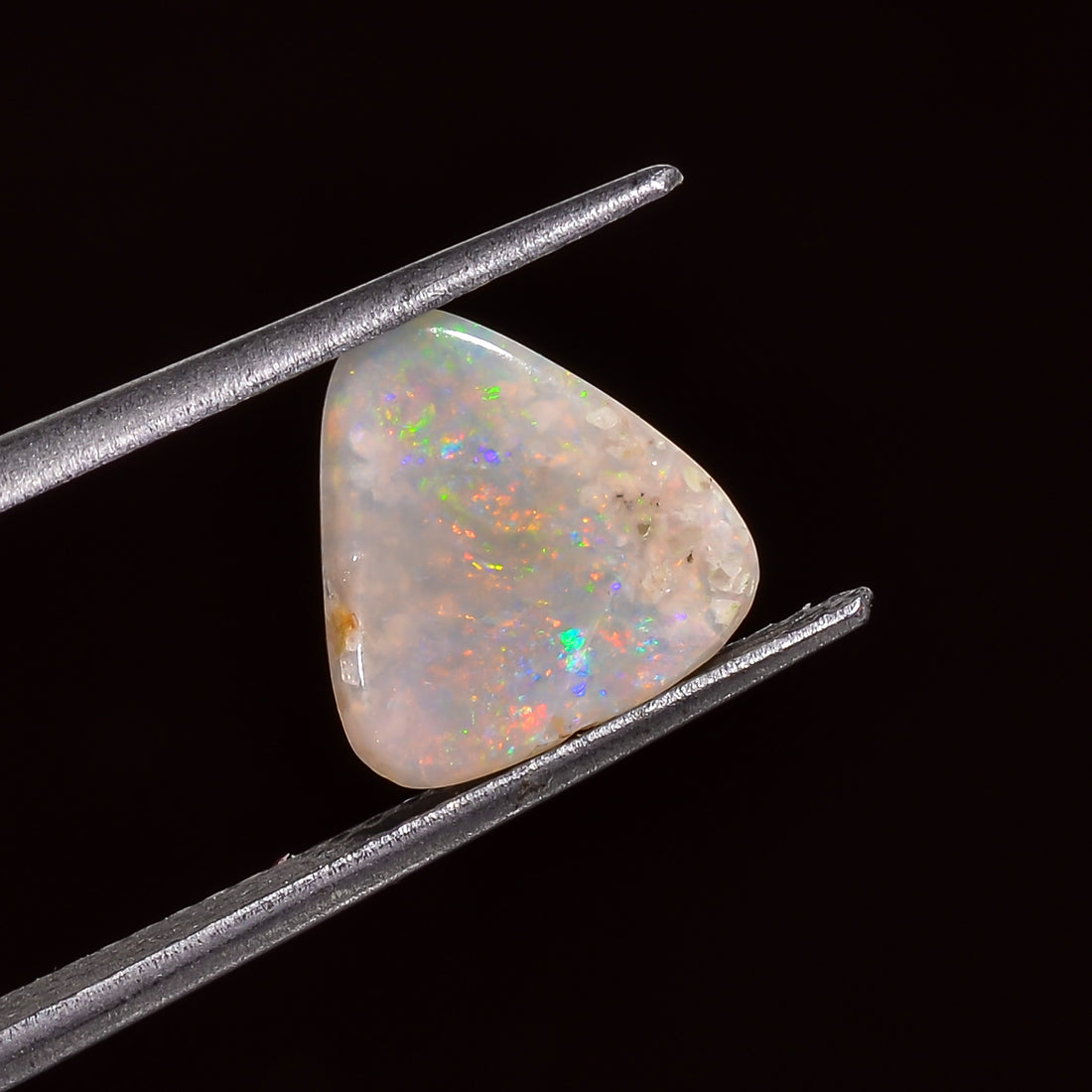 Natural Australian Opal Triangle Shape Cabochon Loose Gemstone For Making Jewelry 9X9X3 mm 1.5 Ct. OP-701
