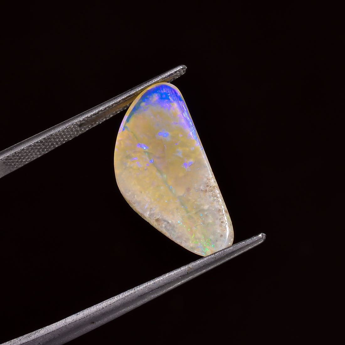Natural Australian Opal Fancy Shape Cabochon Loose Gemstone For Making Jewelry 19X9X2 mm 2.5 Ct. OP-702