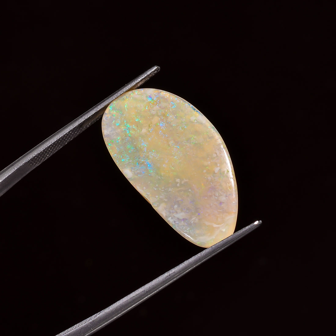 Natural Australian Opal Fancy Shape Cabochon Loose Gemstone For Making Jewelry 23X12X2 mm 4.5 Ct. OP-705