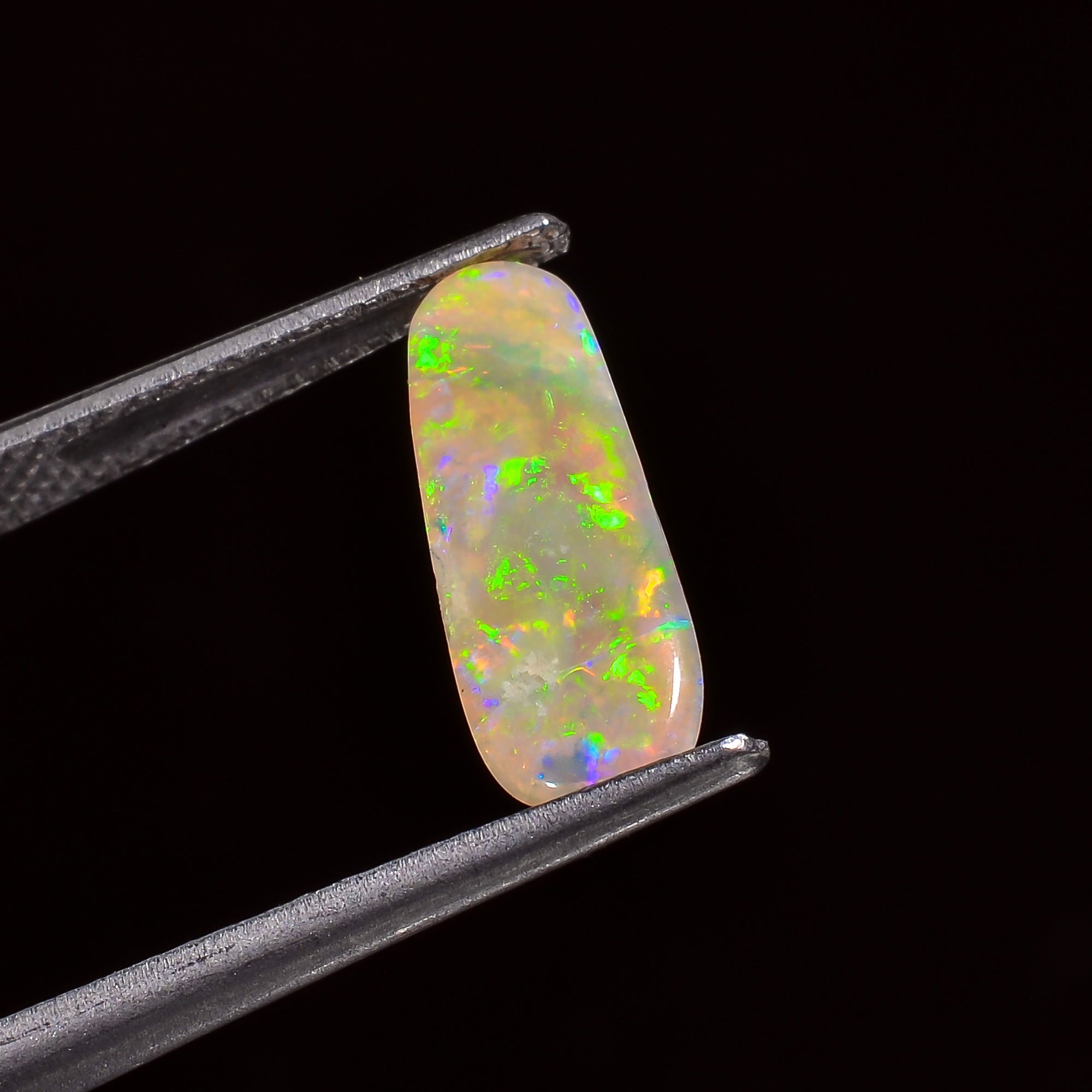 Natural Australian Opal Fancy Shape Cabochon Loose Gemstone For Making Jewelry 13X5X2 mm 1 Ct. OP-706
