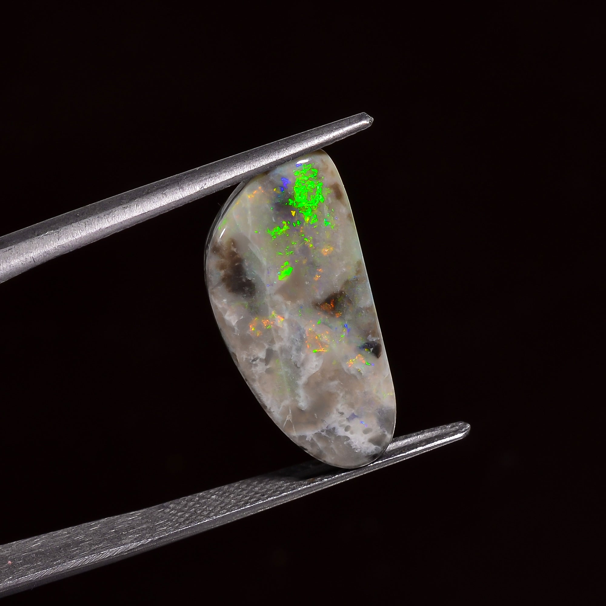 Natural Australian Opal Fancy Shape Cabochon Loose Gemstone For Making Jewelry 22X9X4 mm 6.5 Ct. OP-707