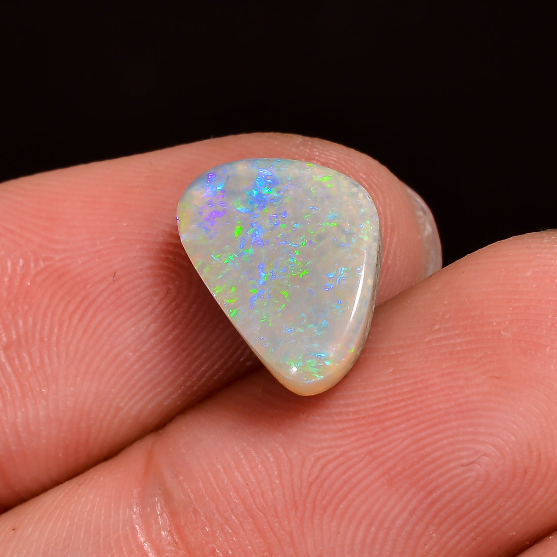 Natural Australian Opal Fancy Shape Cabochon Loose Gemstone For Making Jewelry 12X8X4 mm 3 Ct. OP-709