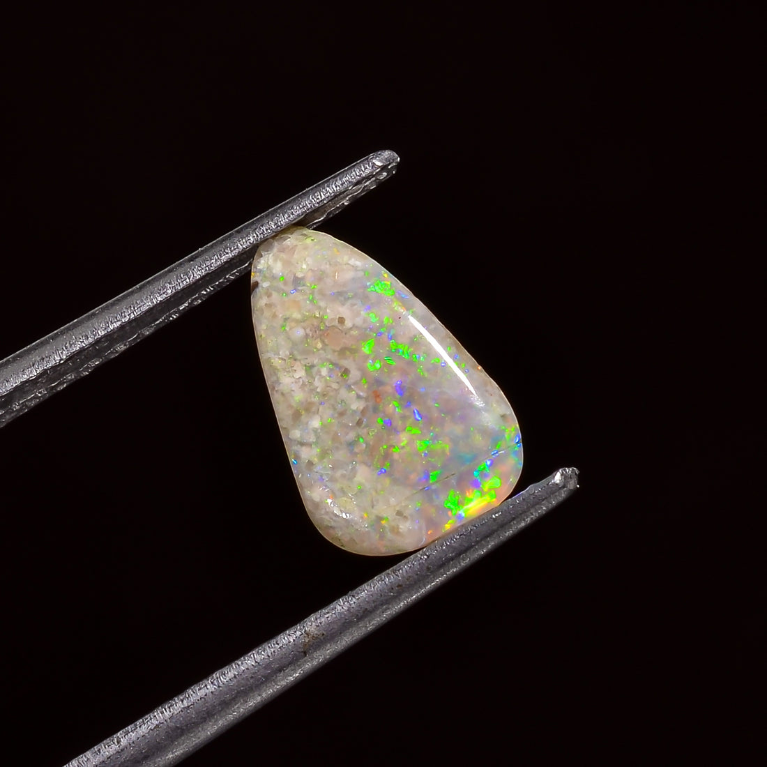 Natural Australian Opal Fancy Shape Cabochon Loose Gemstone For Making Jewelry 9X6X2 mm 1 Ct. OP-714