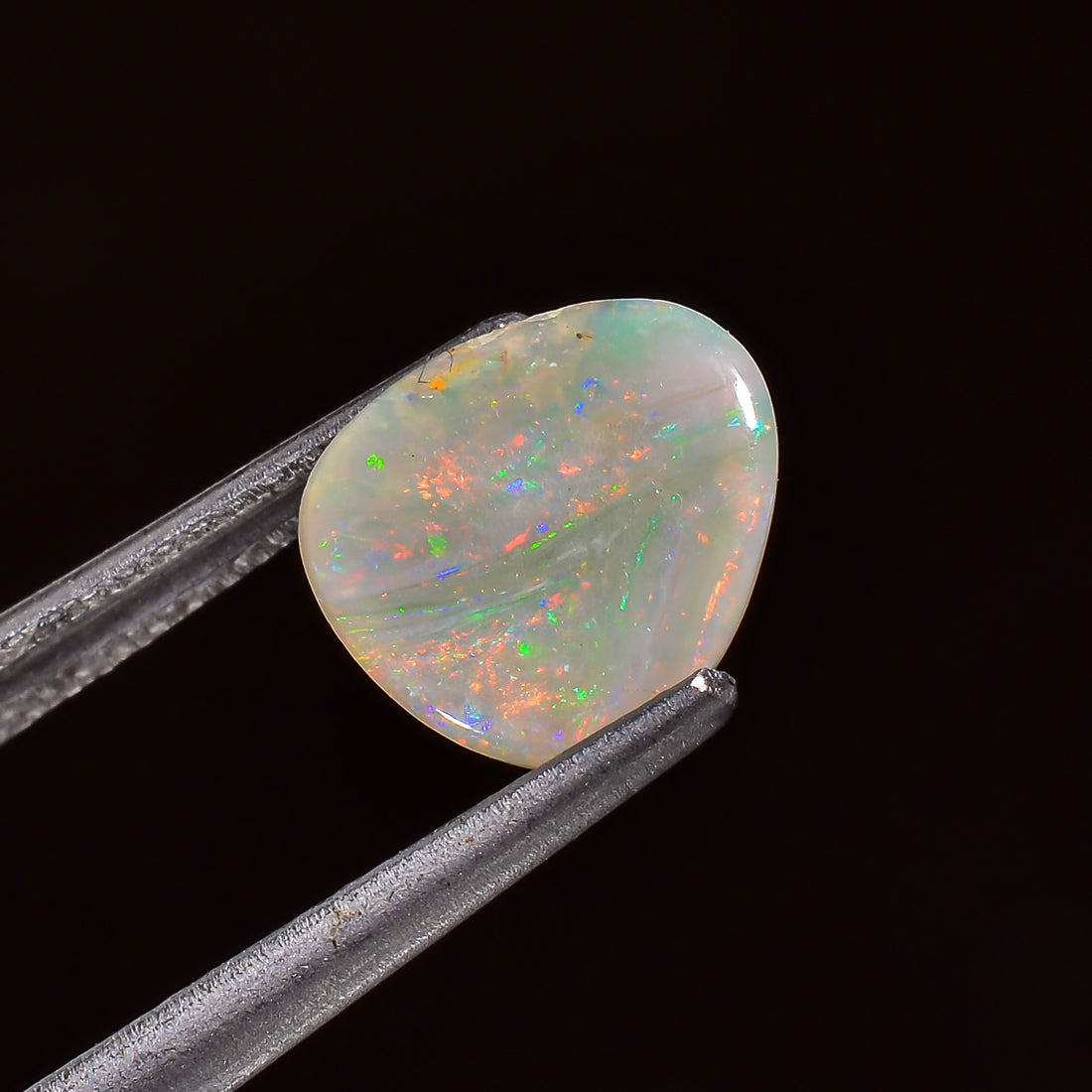Natural Australian Opal Fancy Shape Cabochon Loose Gemstone For Making Jewelry 8X7X2 mm 1 Ct. OP-716