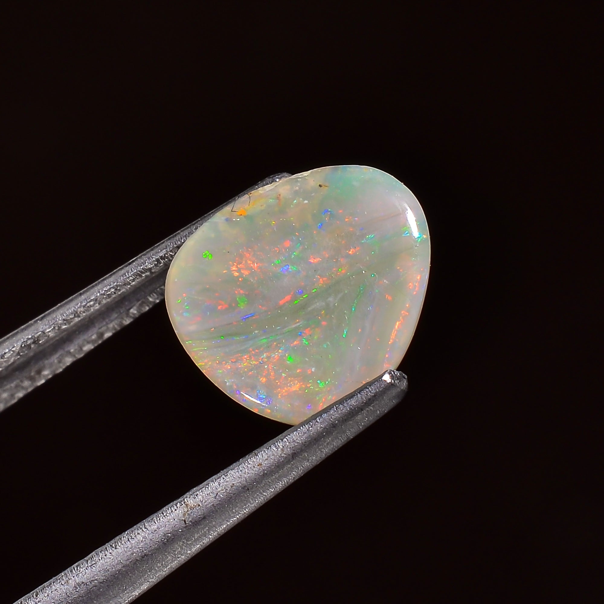 Natural Australian Opal Fancy Shape Cabochon Loose Gemstone For Making Jewelry 8X7X2 mm 1 Ct. OP-716