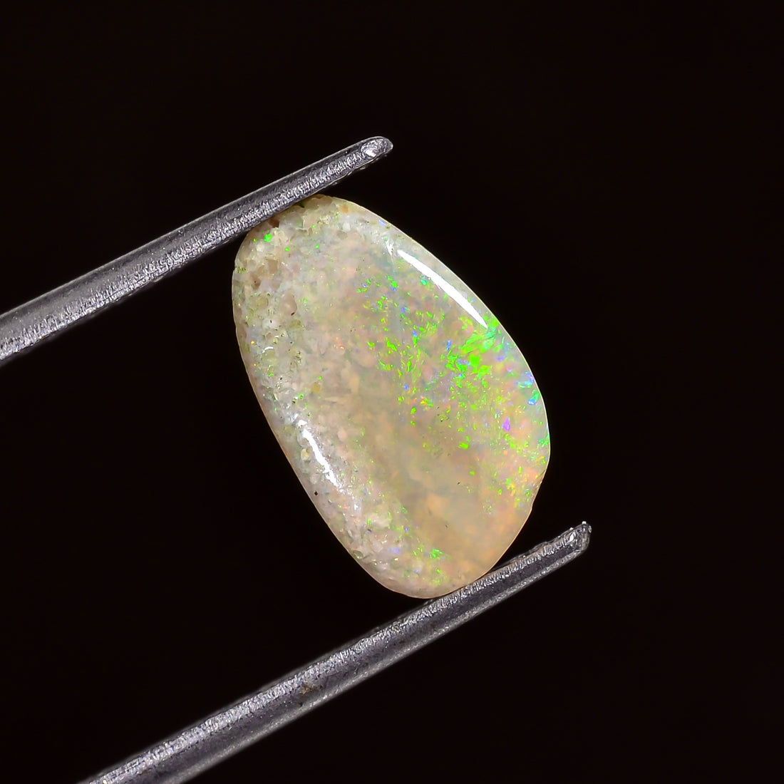 Natural Australian Opal Fancy Shape Cabochon Loose Gemstone For Making Jewelry 10X6X2 mm 1 Ct. OP-718