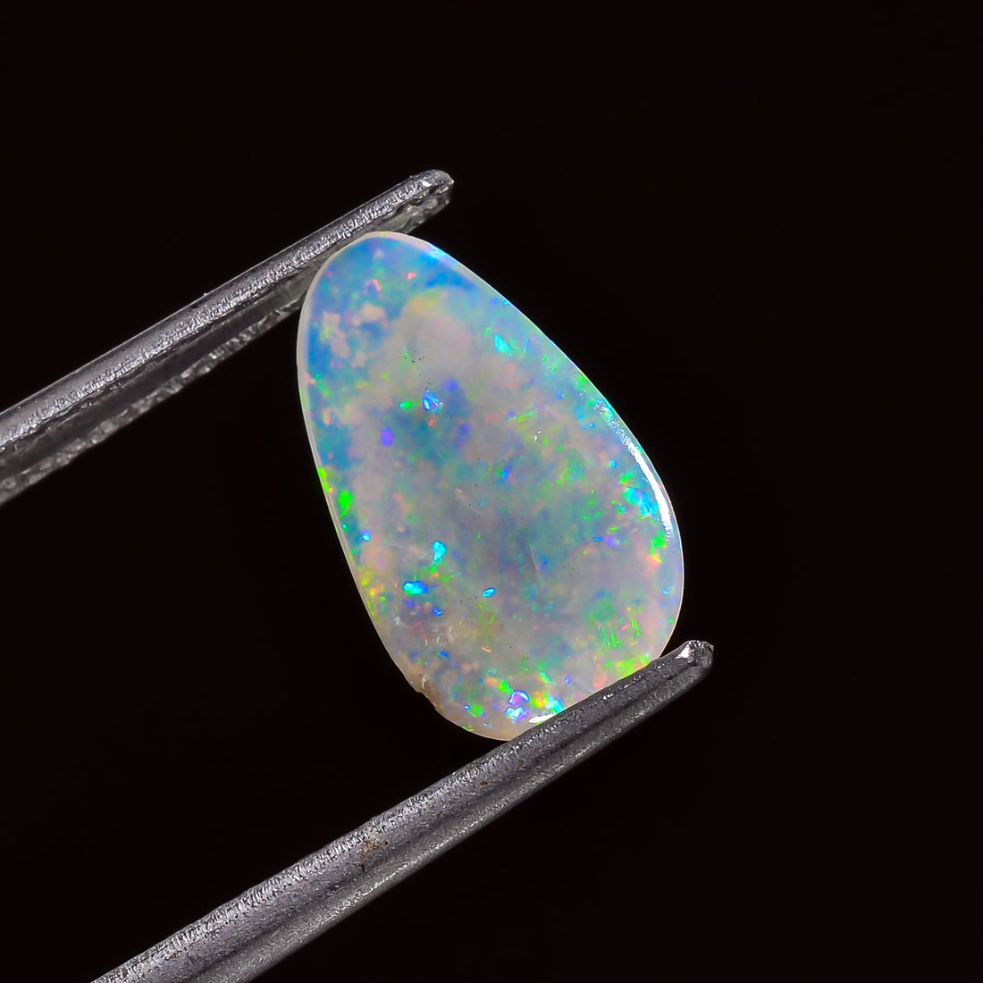 Natural Australian Opal Fancy Shape Cabochon Loose Gemstone For Making Jewelry 11X7X1 mm 1 Ct. OP-719