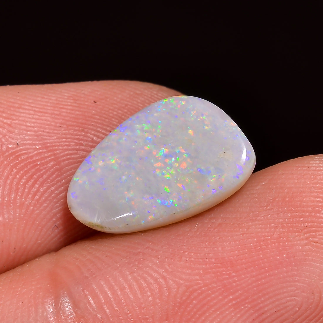 Natural Australian Opal Fancy Shape Cabochon Loose Gemstone For Making Jewelry 14X9X2 mm 2.5 Ct. OP-721