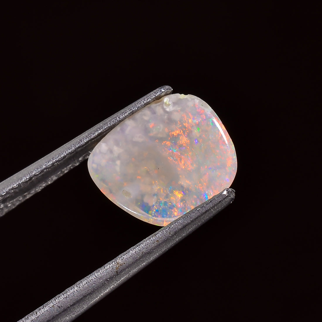 Natural Australian Opal Fancy Shape Cabochon Loose Gemstone For Making Jewelry 8X7X1 mm 1 Ct. OP-726