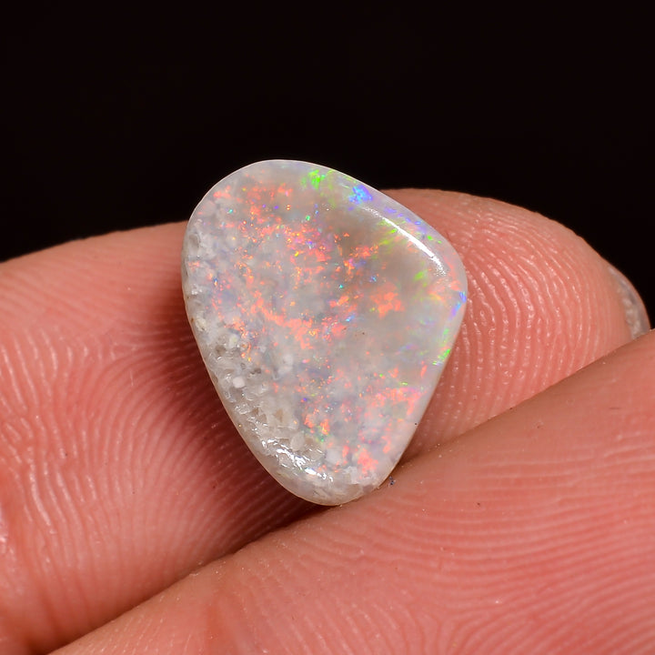 Natural Australian Opal Fancy Shape Cabochon Loose Gemstone For Making Jewelry 12X9X2 mm 2 Ct. OP-727