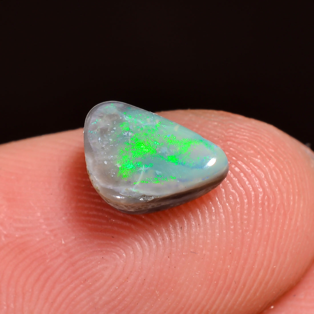 Natural Australian Opal Fancy Shape Cabochon Loose Gemstone For Making Jewelry 8X5X3 mm 1 Ct. OP-729