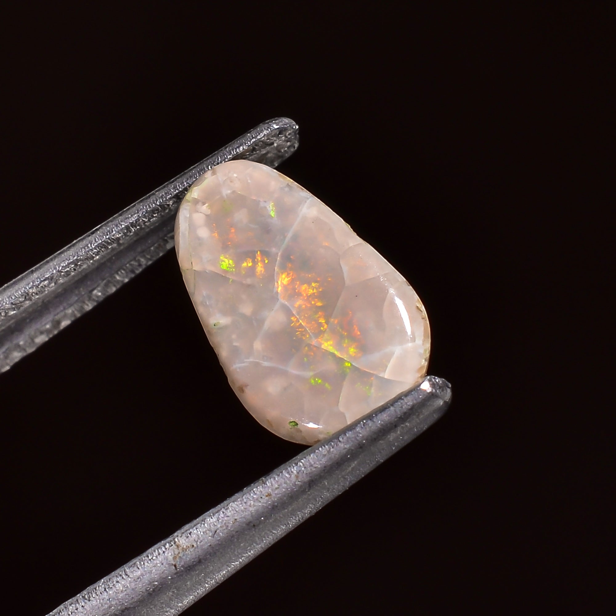 Natural Australian Opal Fancy Shape Cabochon Loose Gemstone For Making Jewelry 8X5X2 mm 1 Ct. OP-730