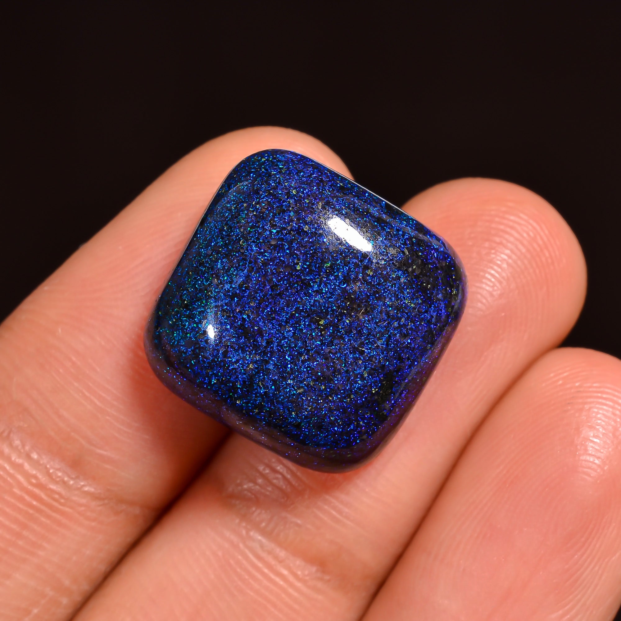 Andamooka Opal Cushion Shape Cabochon Loose Gemstone For Making Jewelry 15X15X6 mm 12 Ct. OP-740