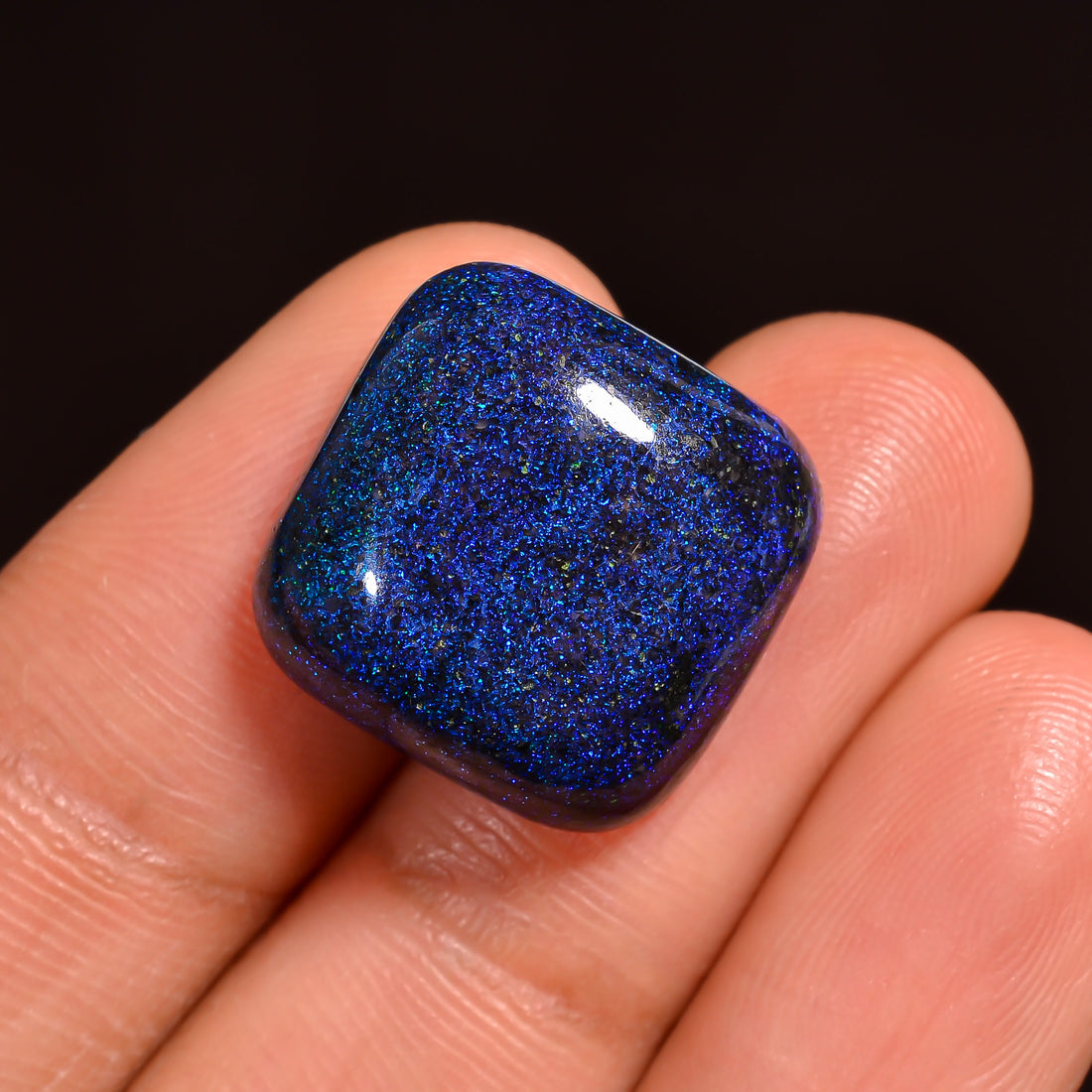 Andamooka Opal Cushion Shape Cabochon Loose Gemstone For Making Jewelry 15X15X6 mm 12 Ct. OP-740