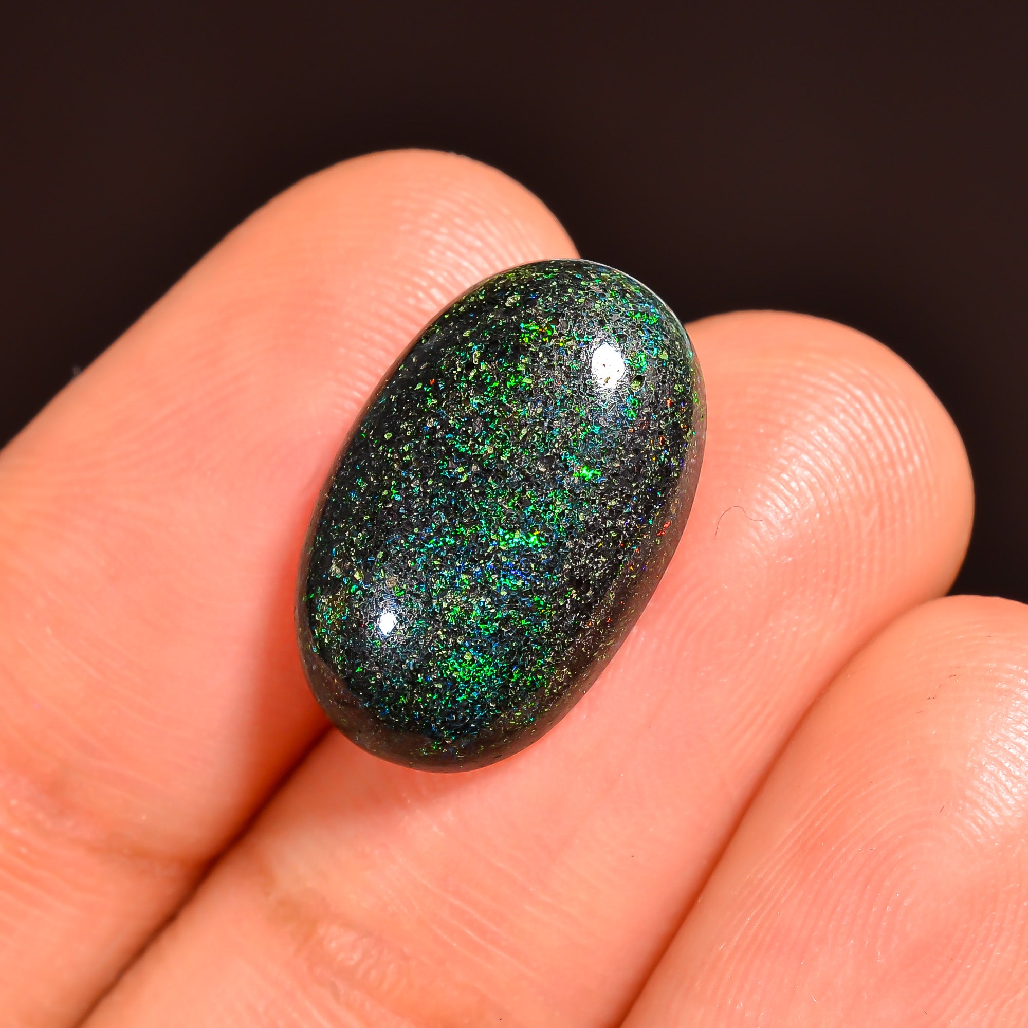 Andamooka Opal Oval Shape Cabochon Loose Gemstone For Making Jewelry 16X10X5 mm 5 Ct. OP-746