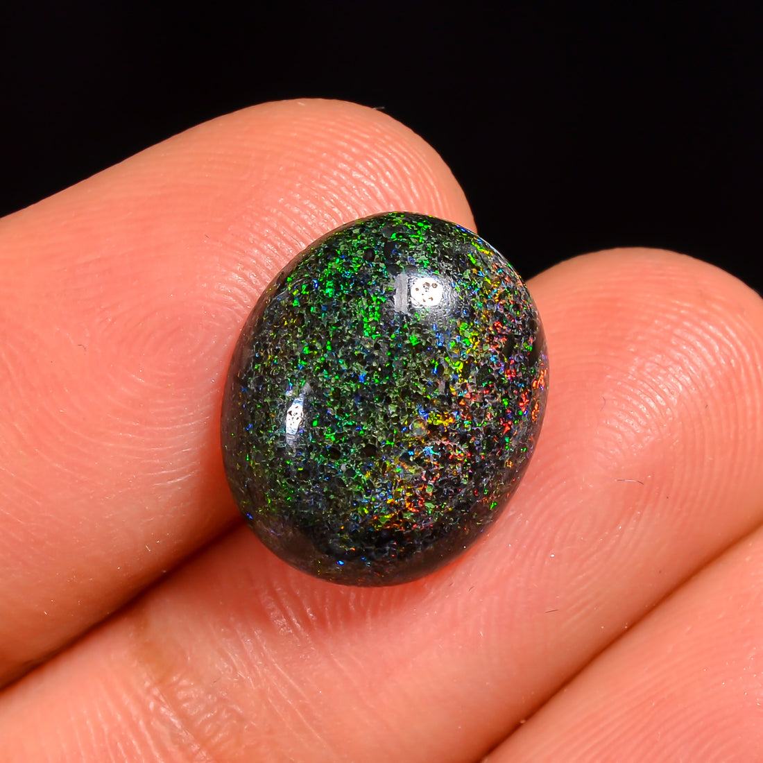 Andamooka Opal Oval Shape Cabochon Loose Gemstone For Making Jewelry 13X11X4 mm 4 Ct. OP-757