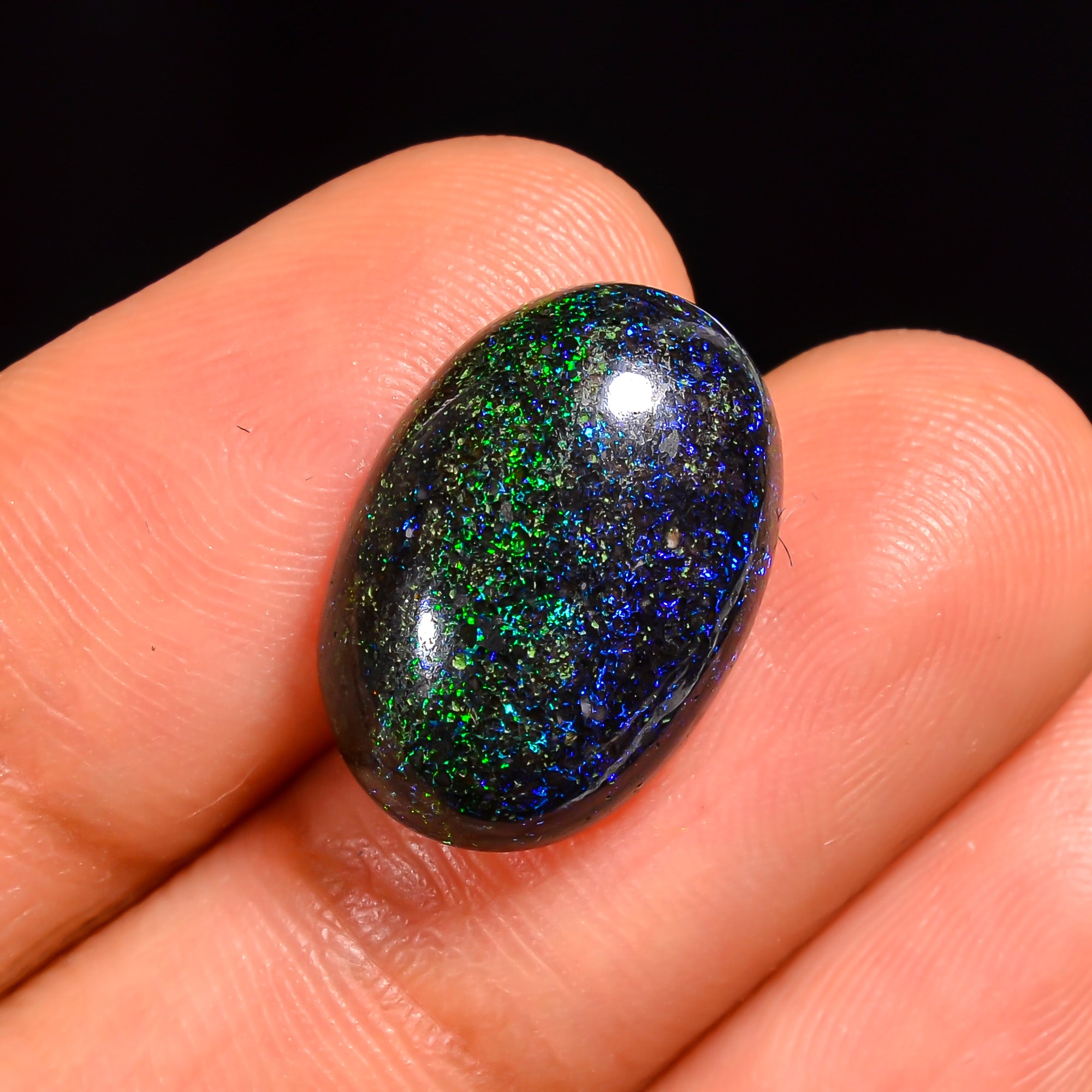 Andamooka Opal Oval Shape Cabochon Loose Gemstone For Making Jewelry 16X11X6 mm 7 Ct. OP-762