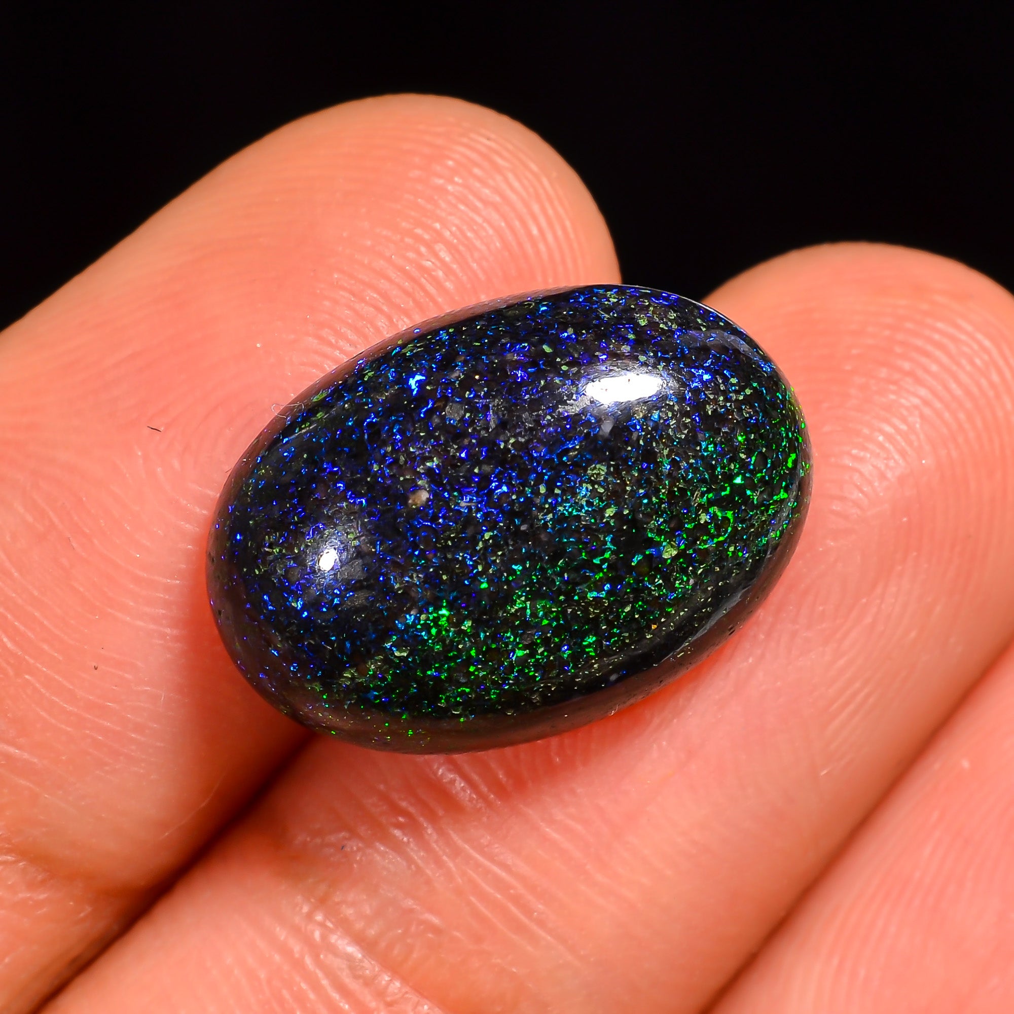 Andamooka Opal Oval Shape Cabochon Loose Gemstone For Making Jewelry 16X11X6 mm 7 Ct. OP-762