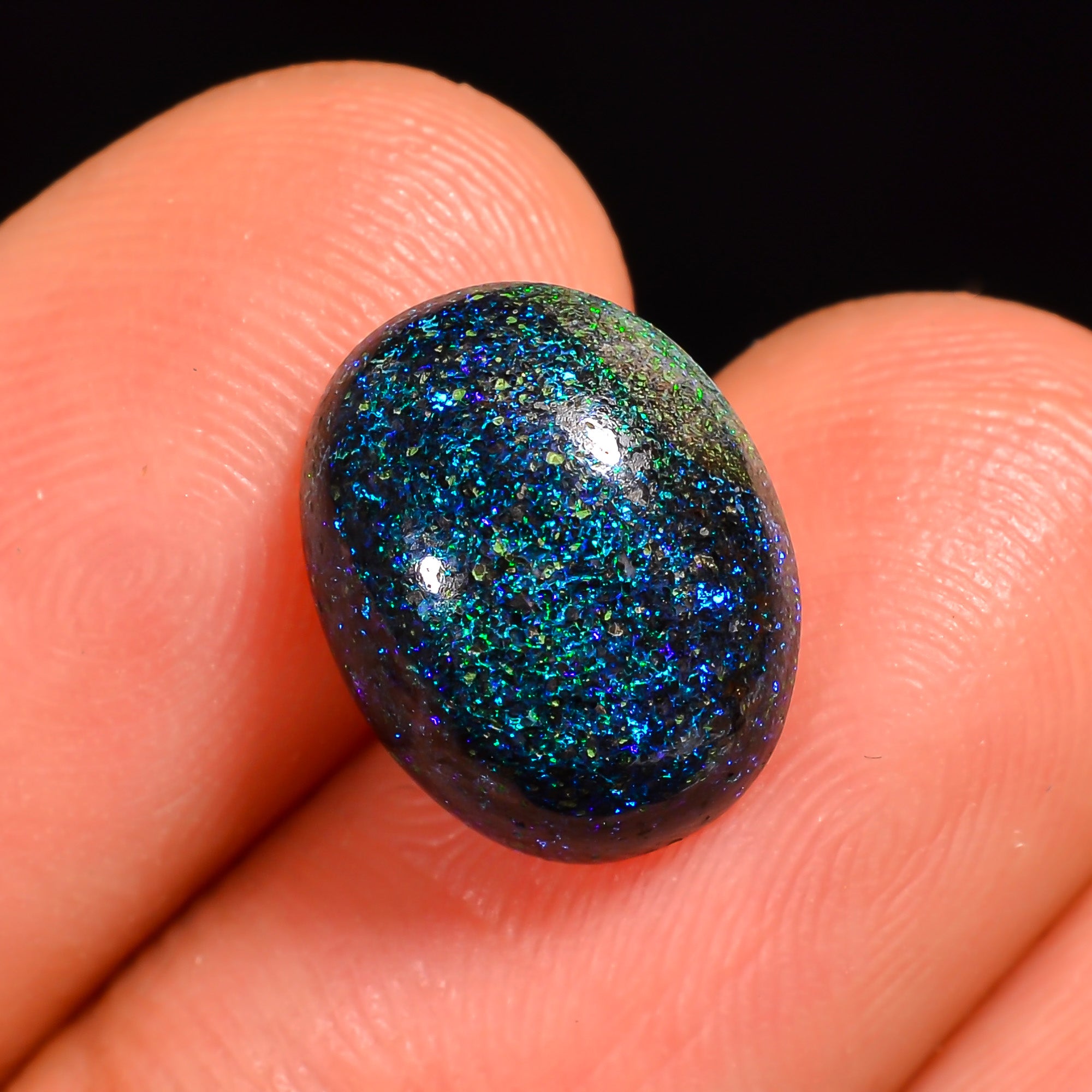 Andamooka Opal Oval Shape Cabochon Loose Gemstone For Making Jewelry 11X9X5 mm 3 Ct. OP-768