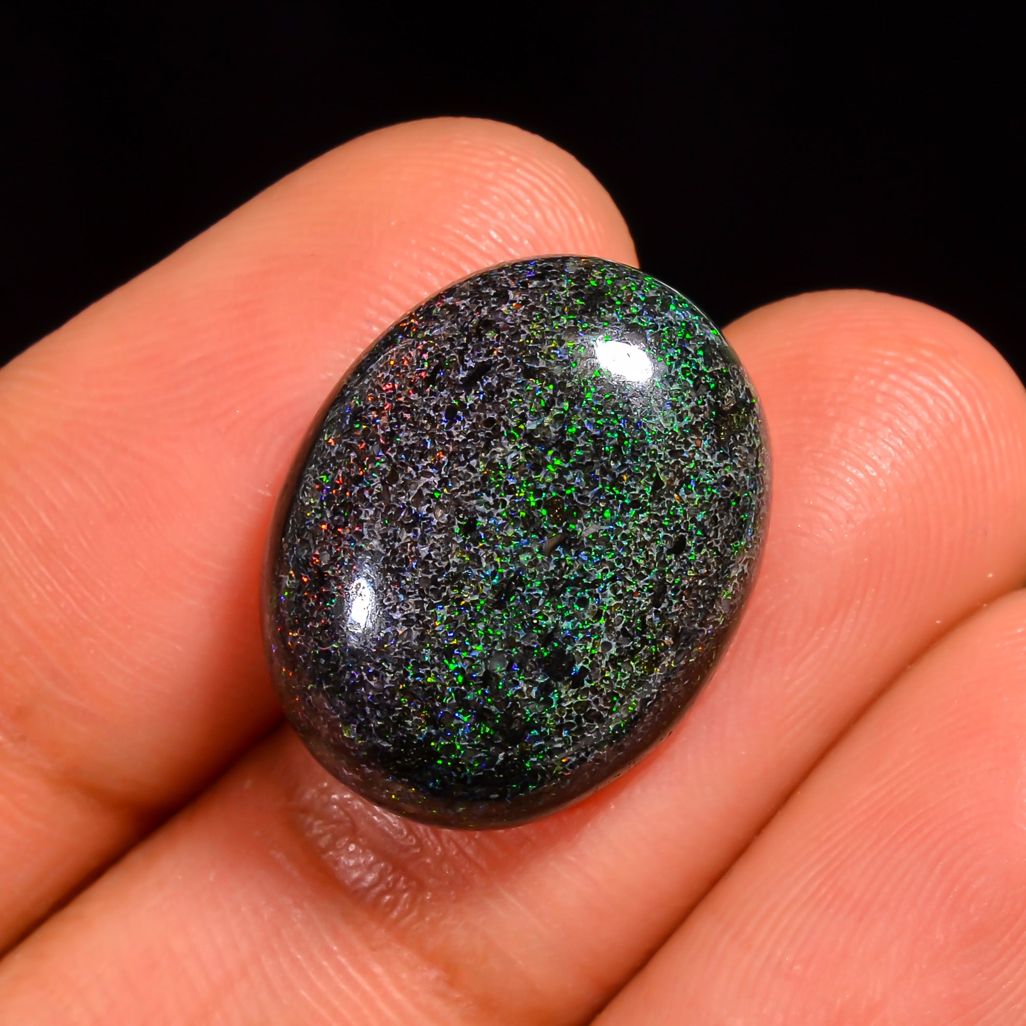 Andamooka Opal Oval Shape Cabochon Loose Gemstone For Making Jewelry 17X14X5 mm 10 Ct. OP-772
