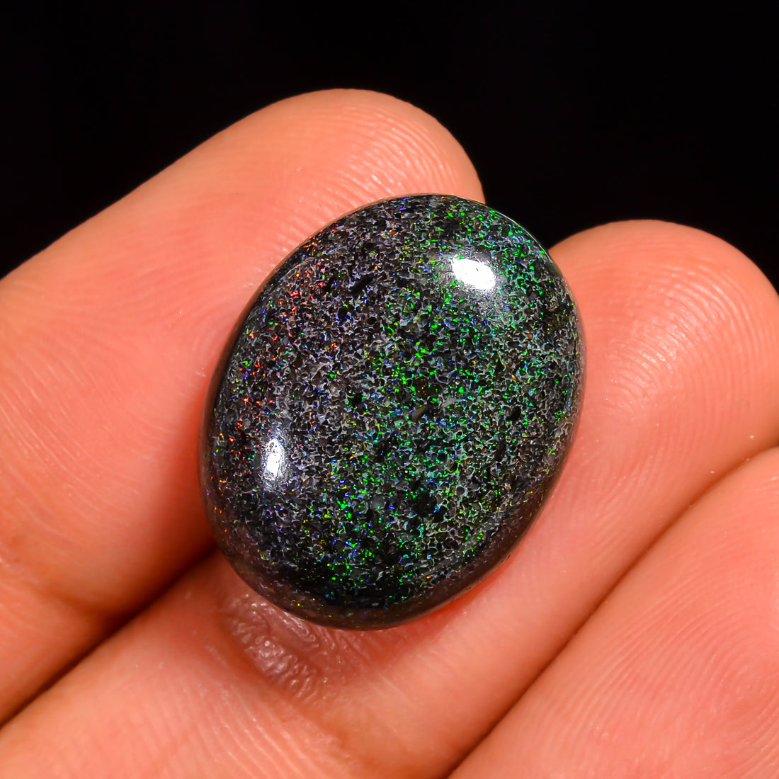 Andamooka Opal Oval Shape Cabochon Loose Gemstone For Making Jewelry 17X14X5 mm 10 Ct. OP-772