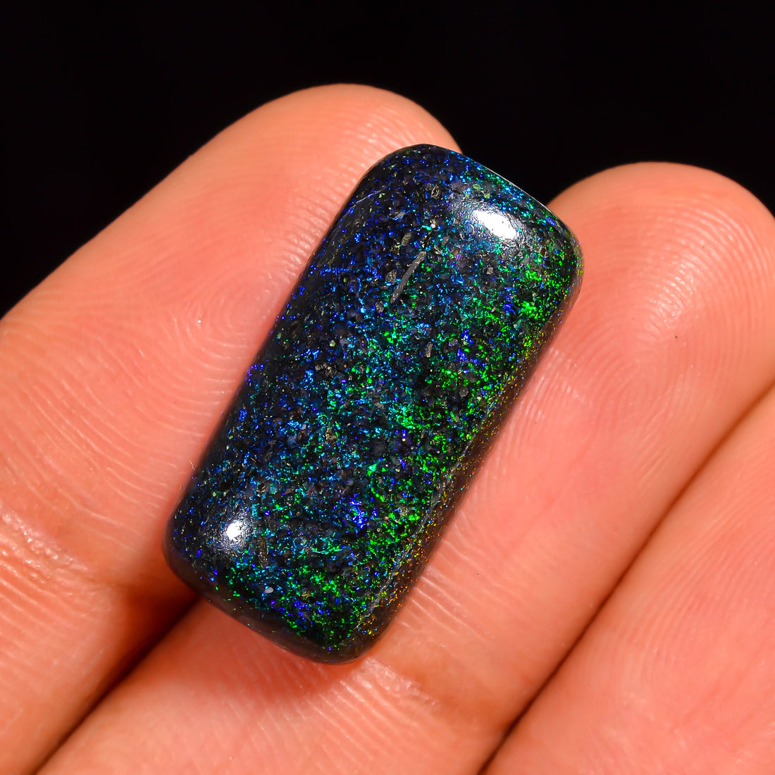 Andamooka Opal Radiant Shape Cabochon Loose Gemstone For Making Jewelry 21X10X5 mm 9 Ct. OP-779